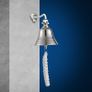 Last Orders Bell Chrome Wall Mounted Nautical Themed Ship Marine Boat School Dinner Santa Reception Hanging Doorbell Home Bar Pub Decor Silver Vintage Marigolds Christmas - 4 Inch Image 2