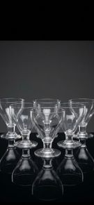 Antique georgian  rummers x6