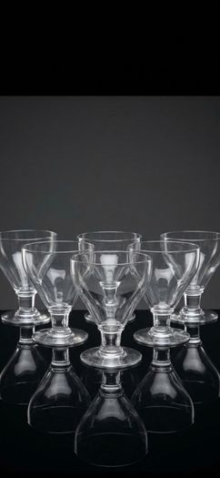 Antique georgian  rummers x6