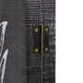 Folding Room Divider 228x170 cm Feathers Black and White Image 4