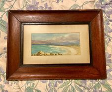 Early 20th-Century Irish Coastal Watercolour
