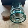 Chunky Green Panel Glass Pasta Jar Image 4