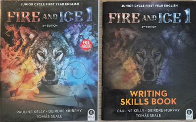 Fire and Ice 1 Junior Cycle English Textbook & Writing Skills Book