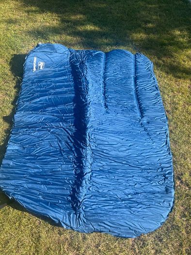 Camping double self inflating bed
