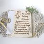 Communion card, wooden openwork for First Holy Communion, Baptism or Wedding, woodenengraved Card Image 7