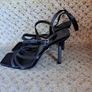 Primark black high heel sandles ..size 4 Image 3