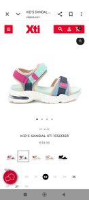 Xti girls sandals size 34