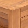 Desk with 2 Drawers 100x40x75 cm Recycled Teak Wood Image 2