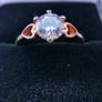 Vintage Gold Plated Solid Sterling Silver 925  Ring size P1/2 - 3g Image 4
