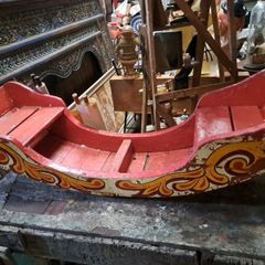 Vintage Wooden Carnival Swinging Boat