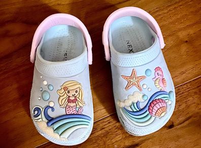 NEXT Sea Mermaid girl sandals/clogs (UK 7/EU 24)