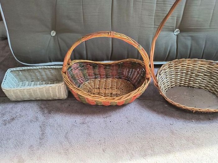 Wicker Baskets x 13