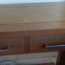Walnut hall console table for sale Image 4