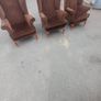 Vintage queen Anne Wing back chairs Image 5