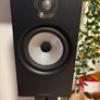 Bower & Wilkins 606 S2 speakers x2 black with STAV24 stands Image 3