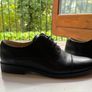 Full Black Tuxedo Suit Shirt and Shoes Image 7