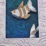 Art Work Small Little Hatchet Fish Framed By  Karen Shannon Image 5