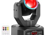 Mini 30W Spot Beam Moving Head Light LED 4IN1 RGBW Effect Strobe Stage Light DMX Sound Activated DJ Disco Bar Party Light