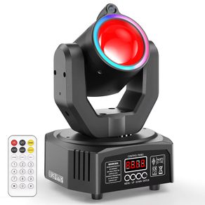 Mini 30W Spot Beam Moving Head Light LED 4IN1 RGBW Effect Strobe Stage Light DMX Sound Activated DJ Disco Bar Party Light