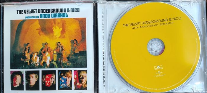 The Velvet Underground - The Velvet Underground & Nico CD (2012) 45th Anniversary Remastered Reissue Garage Rock & Roll EX+