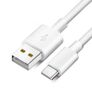 New 1m Flexible Type C USB White 100cm Charge Cable Charger USB-C Lead #906 Image 3