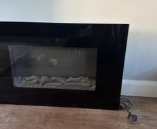 wall-mounted electric fireplace