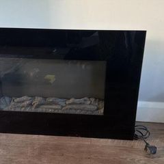 wall-mounted electric fireplace