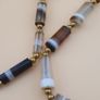 Authentic Antique Yemeni Banded Agate Beads Necklace 22 inches Image 8
