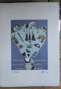Macbeth Original Signed Lim Ed Collage - William