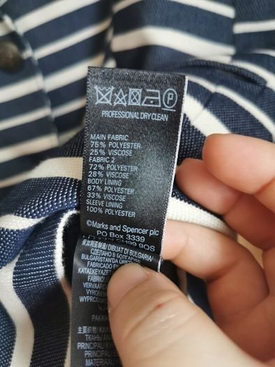 NEW - M&S per una stripe blazer UK 14