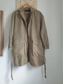 Zara Linen Jacket Size Medium