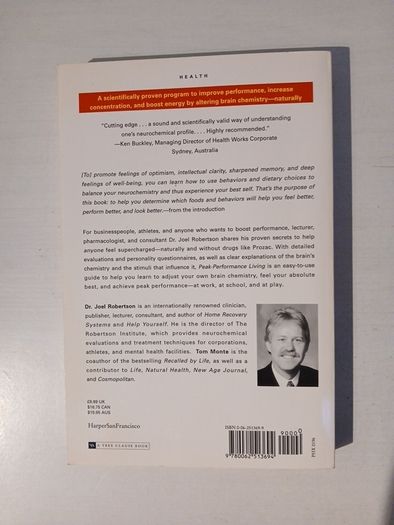 Peak-Performance Living by Dr. Joel Robertson