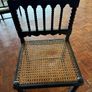 Anglo Indian Ceylonese Solid Ebony wood dining table & chairs Image 9
