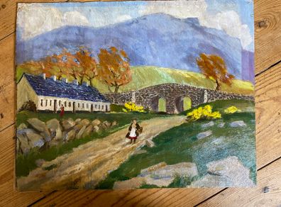 Painting by Hilda Roberts - unsigned