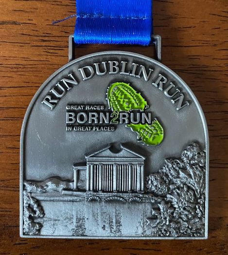 Run Dublin Run Born 2 Run Finishers Medal