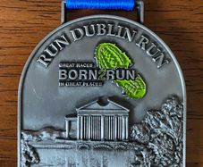 Run Dublin Run Born 2 Run Finishers Medal