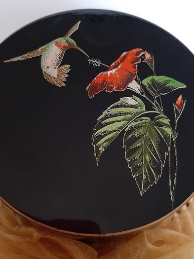 Vintage 1960's Otagiri Japan Lidded Trinket Box