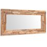 Decorative Mirror Teak Rectangular Image 2