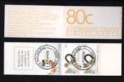 1988 Australia Crafts Commemorative Stamp Booklet fine used with GPO Melbourne Cancel.