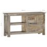 TV Cabinet 110x30x55 cm Solid Mango Wood Image 5