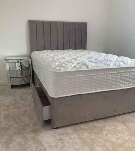 Brand New Double and King Size Divan beds. New Tufted MATTRESSES and storage drawers available