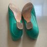 'Franco Visconti' women's green leather shoes Image 4