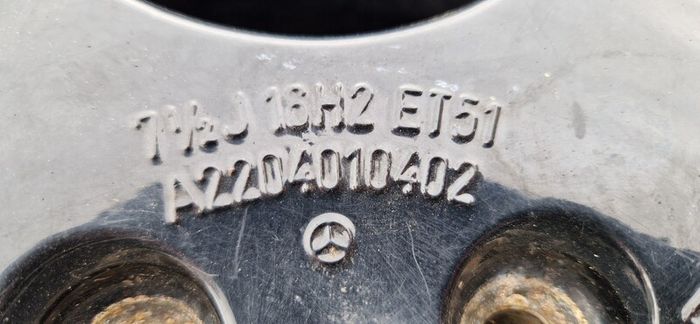 Mercedes full size spare wheel 16 inch