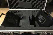 Elation Pro Lighting EwDmx Wireless Dmx Transmitter &amp; Receiver set with Flight Case