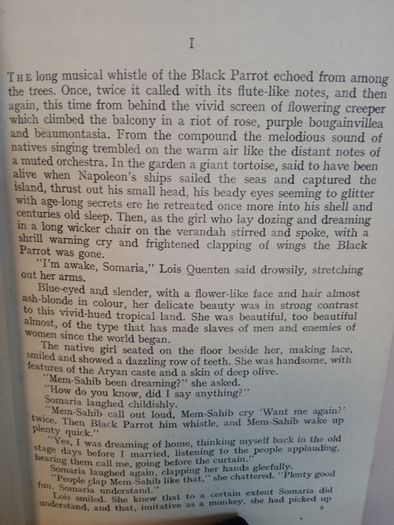 The Black Parrot by Olive Lethbridge. Based on the Play of that Name by H. Fletcher (HQ186)