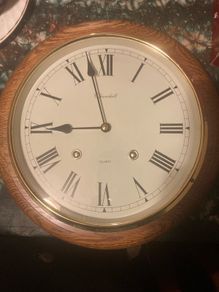 clock elder surround with brass free postage