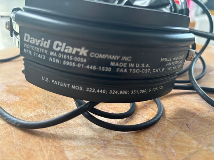 David Clark 13.4 headset