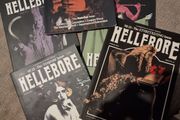 Hellebore occult and folklore zine issues 1, 2, 3, 12, 13