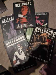 Hellebore occult and folklore zine issues 1, 2, 3, 12, 13