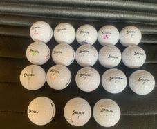 (18) Srixon soft feel golf balls